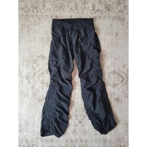 Zella women 6 black ruched activewear pants